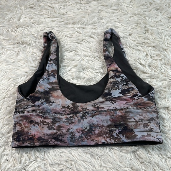 Lululemon Align Bra Light Support, A/B Cup Future Utopia Multi / Graphite Grey - Picture 2 of 6